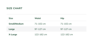 Depend Underwear Normal Large Unisex chart