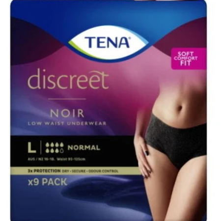 Tena Pants Women Discreet Black Large
