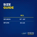 Tena adult diapers for men large size