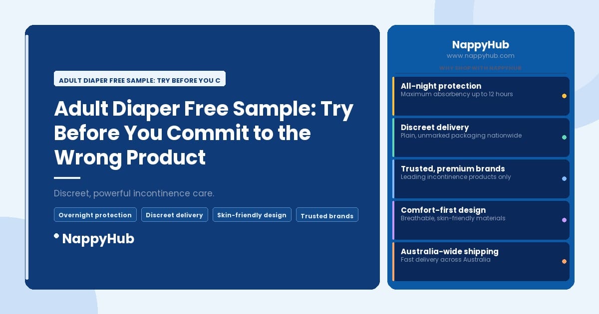 Adult Diaper Free Sample: Try Before You Commit to the Wrong Product - Adult Diaper Free Sample: Try Before You Commit to the
