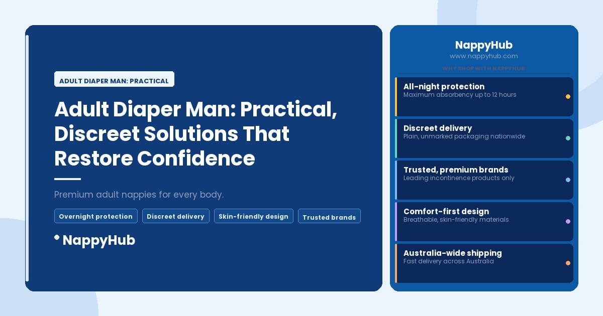 Adult Diaper Man: Practical - Adult Diaper Man: Practical