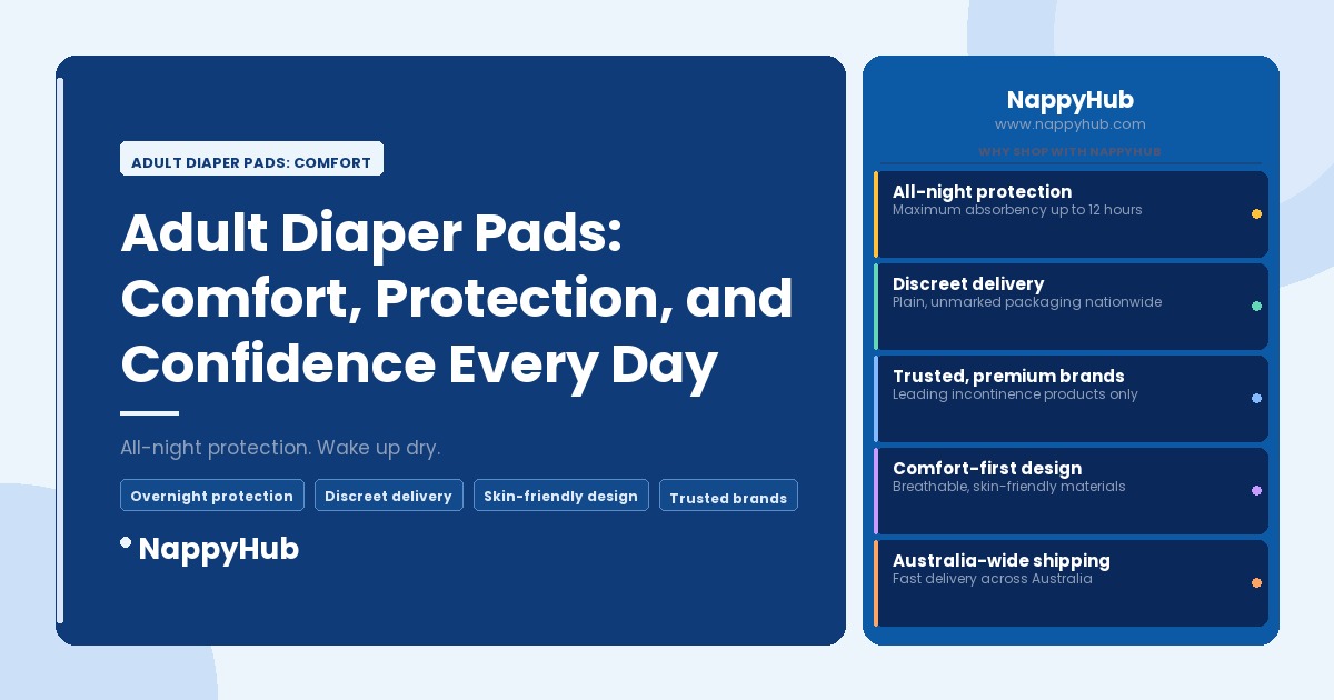 Adult Diaper Pads: Comfort - Adult Diaper Pads: Comfort