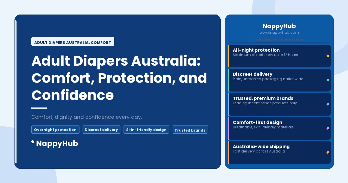 Adult Diapers Australia: Comfort - Adult Diapers Australia: Comfort