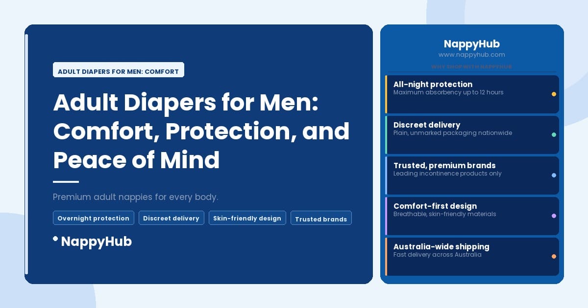 Adult Diapers for Men: Comfort - Adult Diapers for Men: Comfort