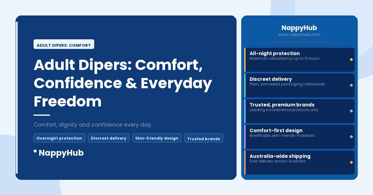 Adult Dipers: Comfort - Adult Dipers: Comfort