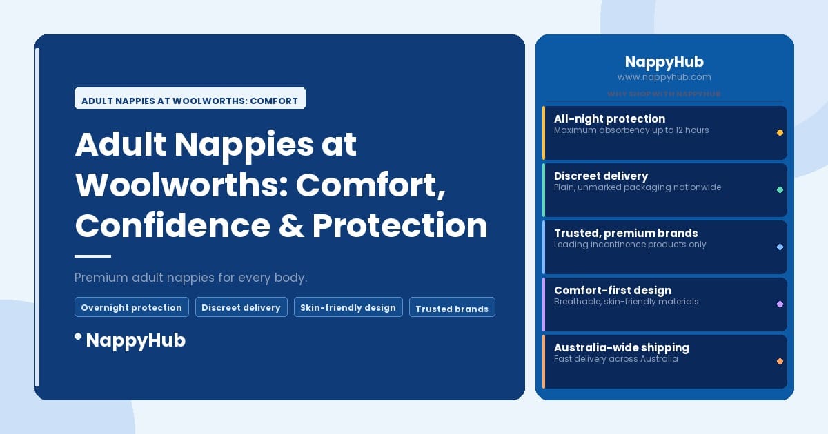 Adult Nappies At Woolworths Comfort Confidence Protection Nappy Hub Adult Nappies At Woolworths Comfort Confidence Protection Nappy Hub