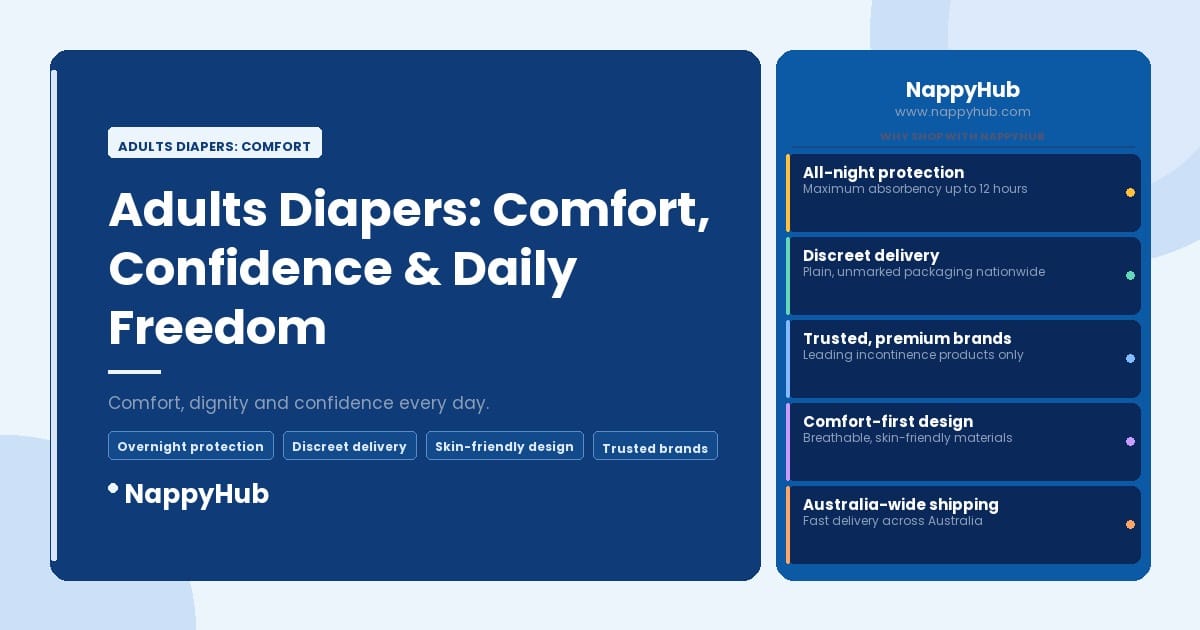 Adults Diapers: Comfort - Adults Diapers: Comfort