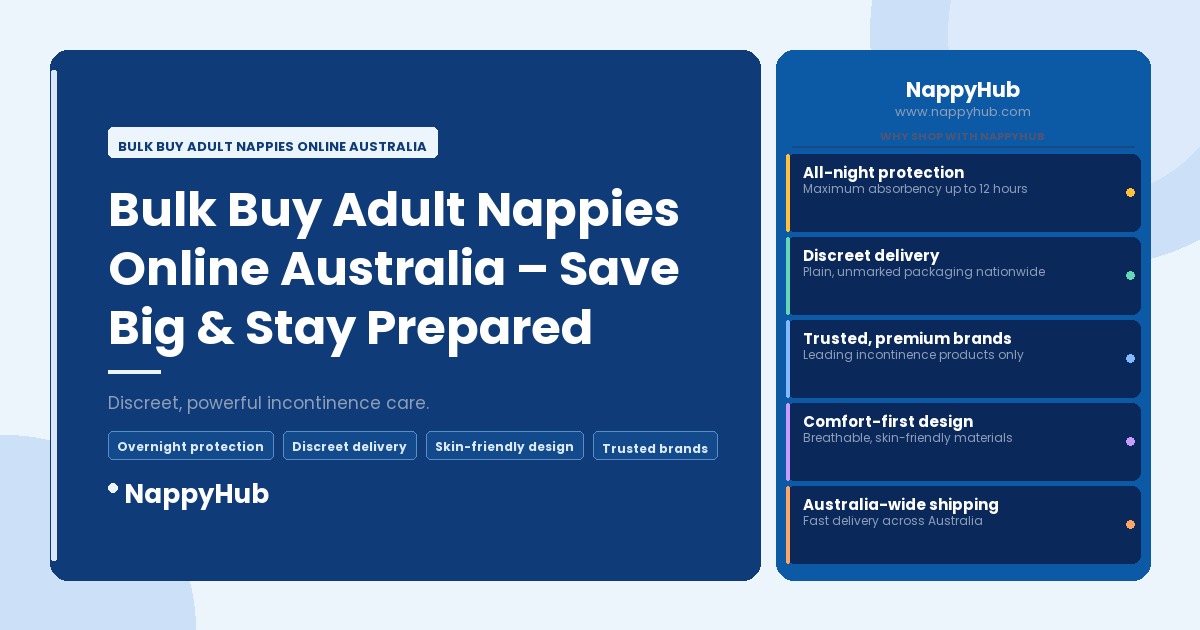 Bulk Buy Adult Nappies Online Australia - Bulk Buy Adult Nappies Online Australia