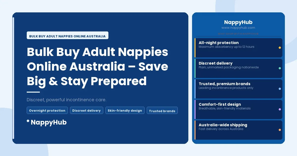 Bulk Buy Adult Nappies Online Australia - Bulk Buy Adult Nappies Online Australia