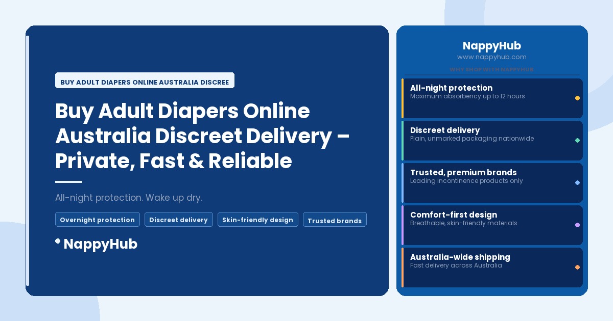 Buy Adult Diapers Online Australia Discreet Delivery - Buy Adult Diapers Online Australia Discreet Delivery