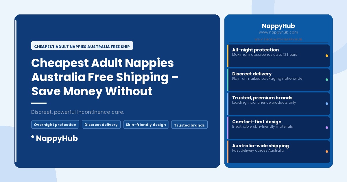 Cheapest Adult Nappies Australia Free Shipping - Cheapest Adult Nappies Australia Free Shipping