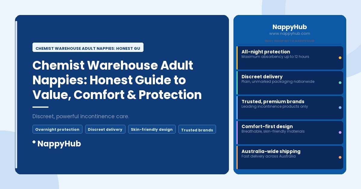 Chemist Warehouse Adult Nappies: Honest Guide to Value - Chemist Warehouse Adult Nappies: Honest Guide to Value