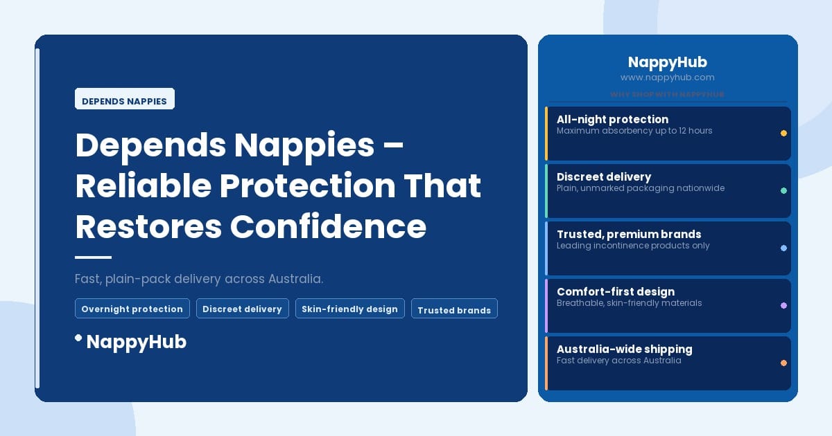 Depends Nappies - Depends Nappies