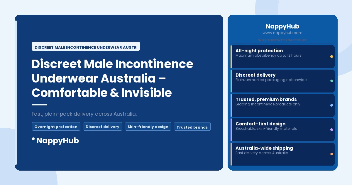 Discreet Male Incontinence Underwear Australia - Discreet Male Incontinence Underwear Australia