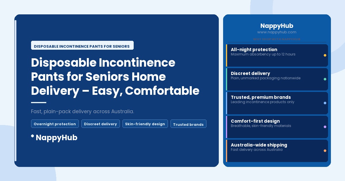 Disposable Incontinence Pants for Seniors Home Delivery - Disposable Incontinence Pants for Seniors Home Delivery