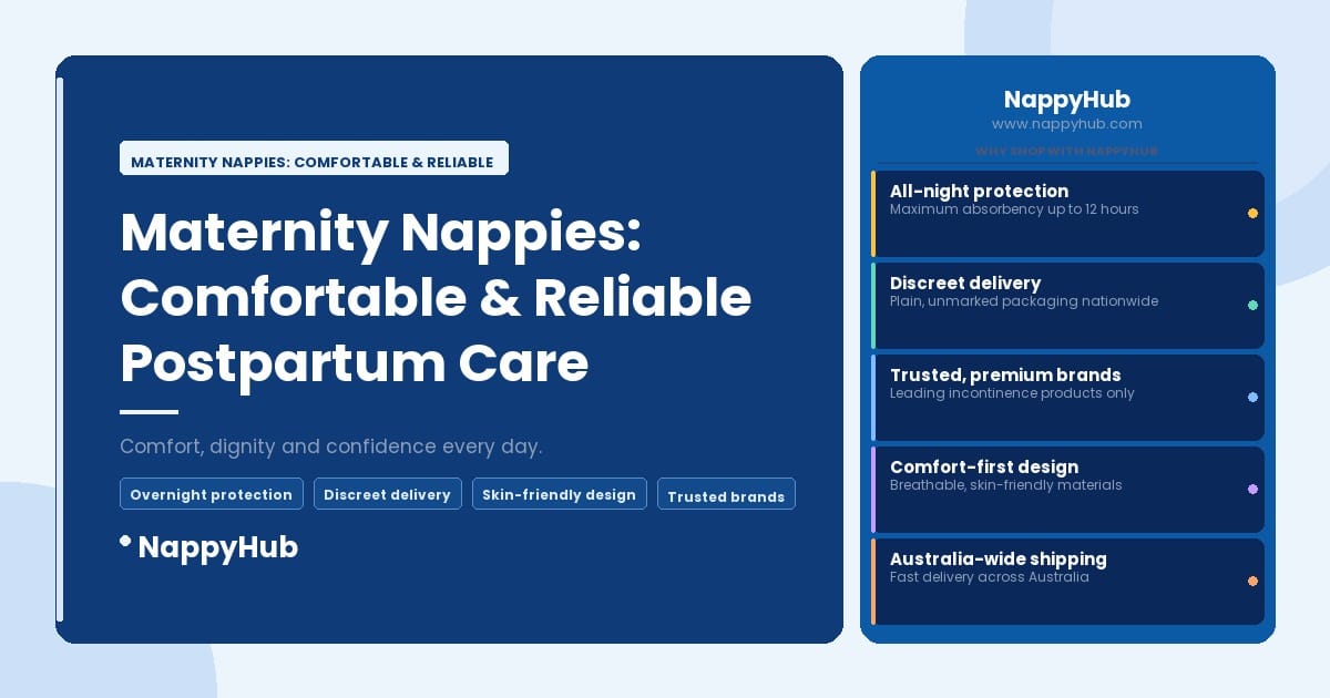 Maternity Nappies: Comfortable & Reliable Postpartum Care - Maternity Nappies: Comfortable & Reliable Postpartum Care