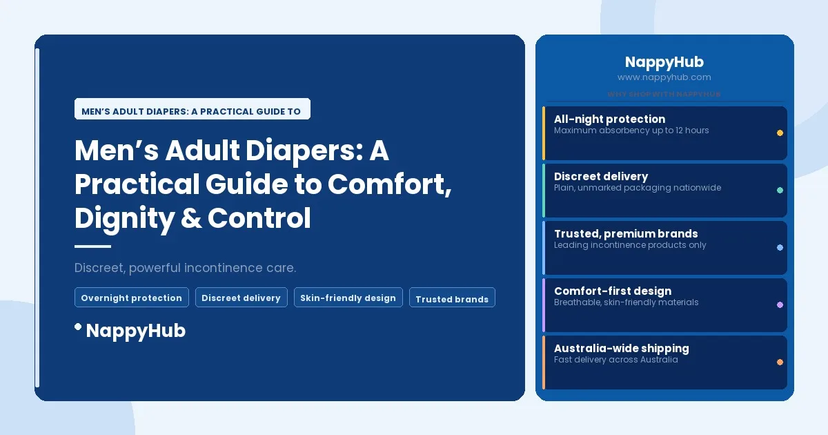 Men’s Adult Diapers: A Practical Guide to Comfort - Men’s Adult Diapers: A Practical Guide to Comfort