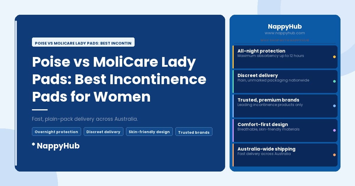 Poise vs MoliCare Lady Pads: Best Incontinence Pads for Women - Poise vs MoliCare Lady Pads: Best Incontinence Pads for Women