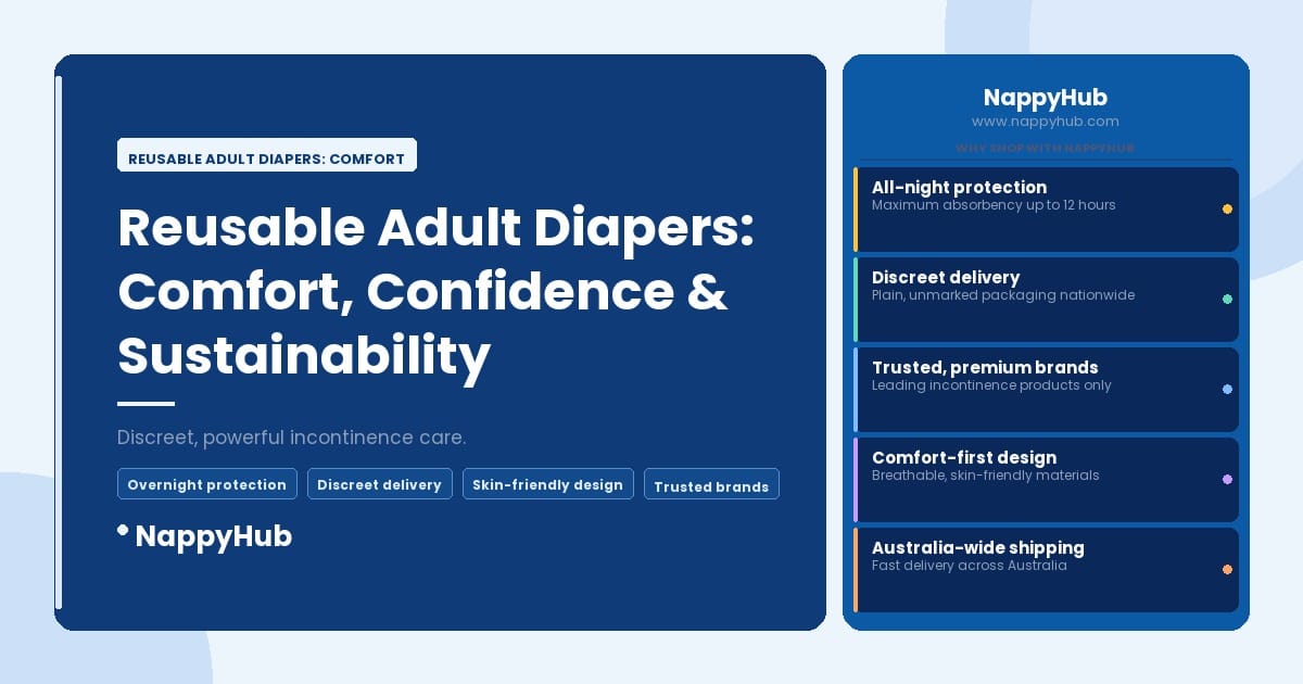 Reusable Adult Diapers: Comfort - Reusable Adult Diapers: Comfort