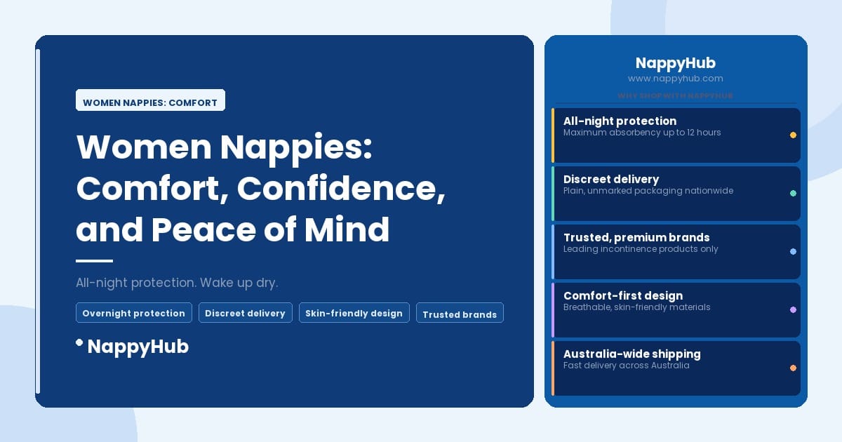 Women Nappies: Comfort - Women Nappies: Comfort